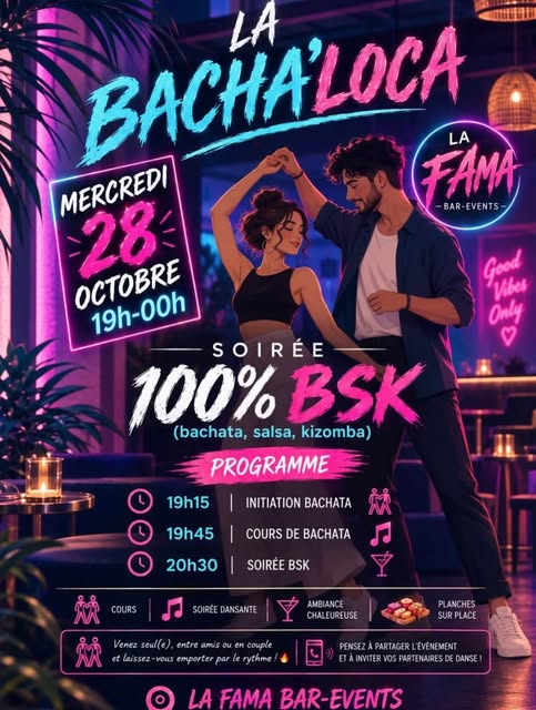 Affiche La Bacha’Loca du 28 octobre 2026